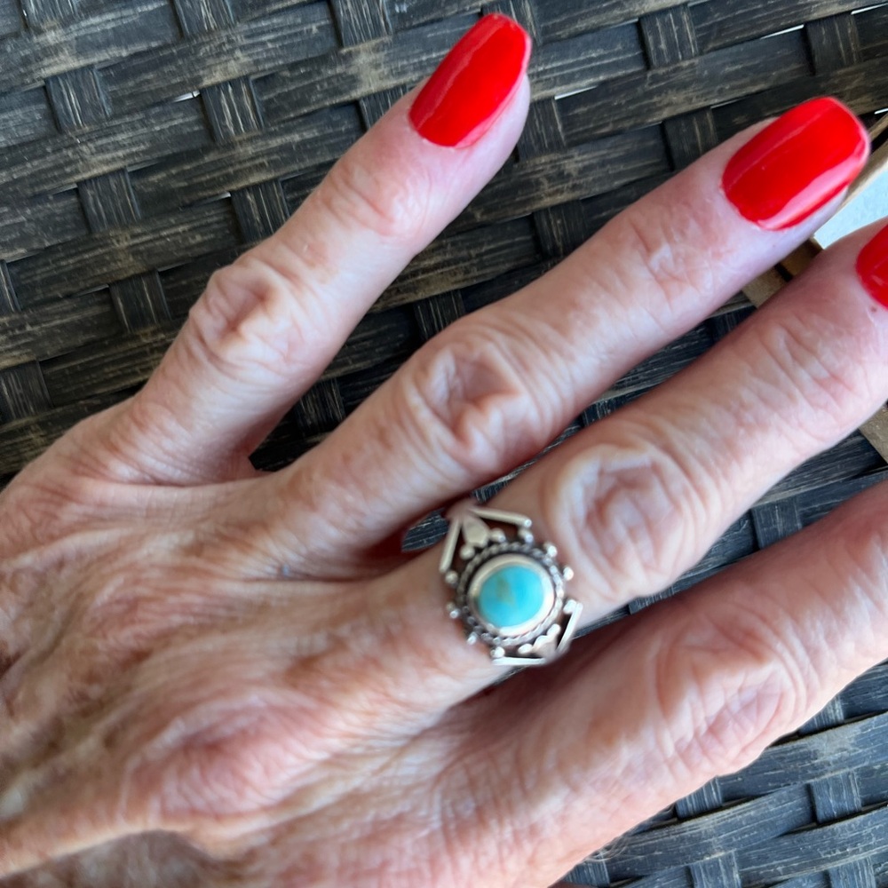 Sterling Silver and Turquoise Ring